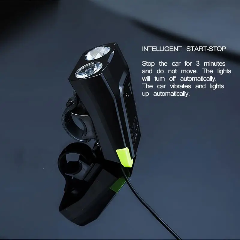 Велосипедный передний светодиодный светильник USB Перезаряжаемый велосипедный