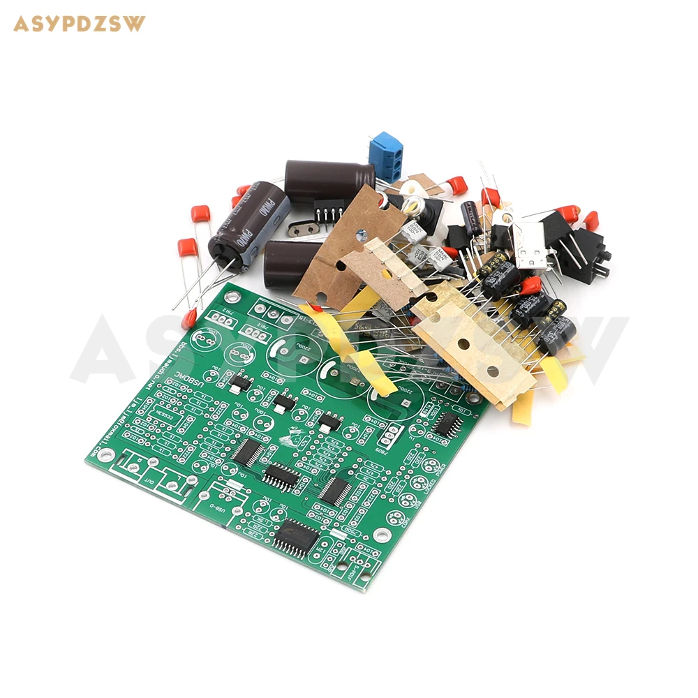 CS4398 DAC с USB оптическим волоконным декодером 24/192K 32K 192K/24 бит DIY Kit/готовая плата|dac diy