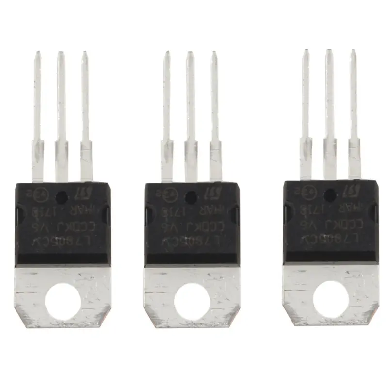 50 шт. LM7805 L7805 7805 220 Регулятор напряжения IC новый|Регуляторы напряж./стабилизаторы| |