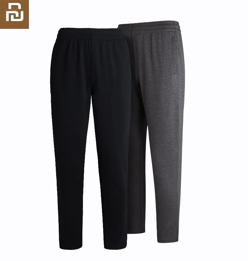 Youpin New Men's micro straight Knitted trousers sports Comfortable knitting YKK zipper Leisure Fitness Running Sweatpants | Дом и сад