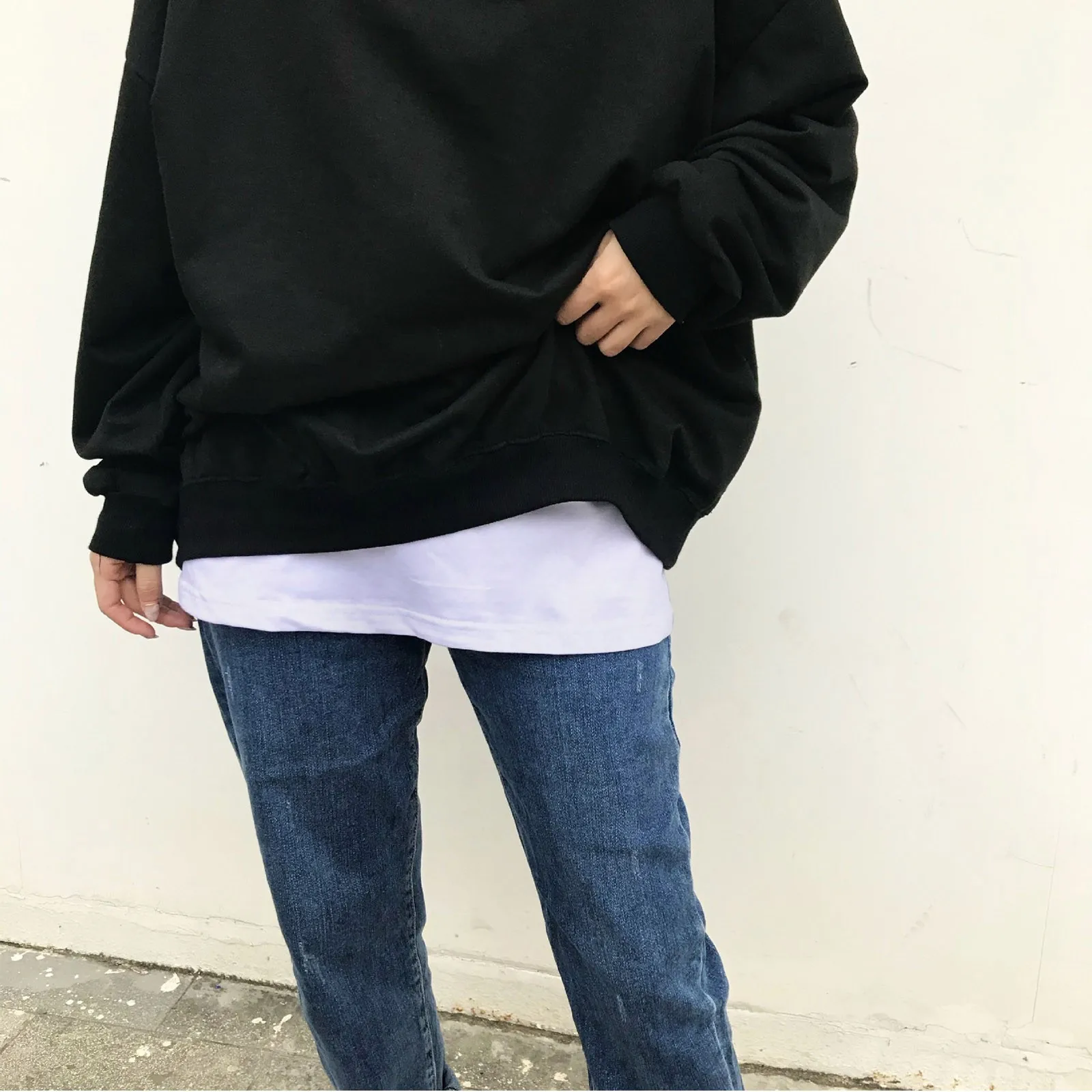 Hooded Sweatshirt Women Sweetshirts Fashion Hoodie Base Skirt With Female All-match Short Skirt In The Hem Blusas Худи Y2k 2021