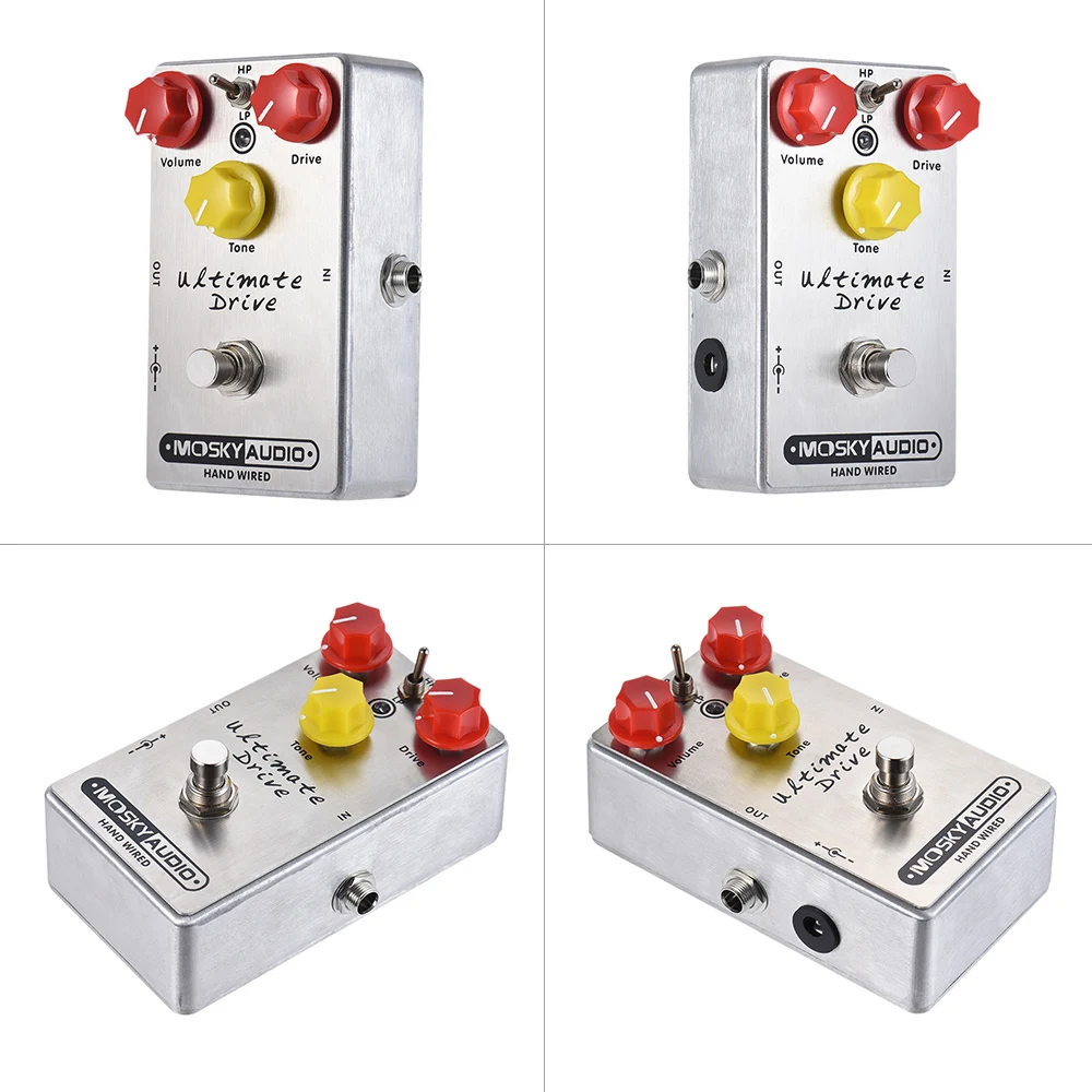 MOSKY Окончательный Привод педаль для гитарного эффекта овердрайв полная