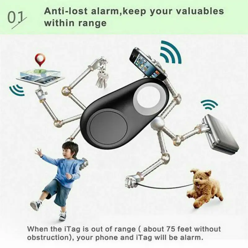 Мини GPS умный беспроводной Bluetooth 4 0 Противоугонный трекер сигнализация Авто