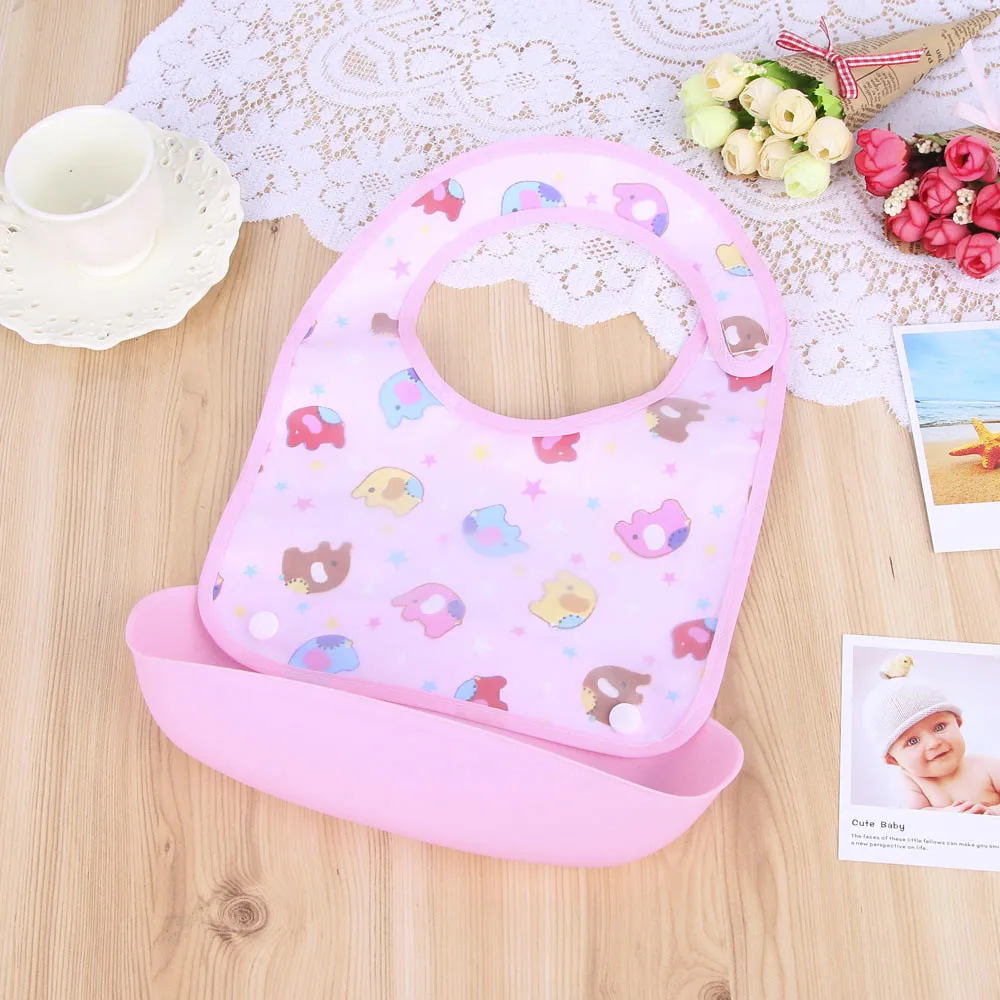 2020 Baby Bibs Detachable Kids Boys Girls Cartoon Waterproof Feeding Apron Saliva Towel Bib Smock baby feeding waterproof | Детская