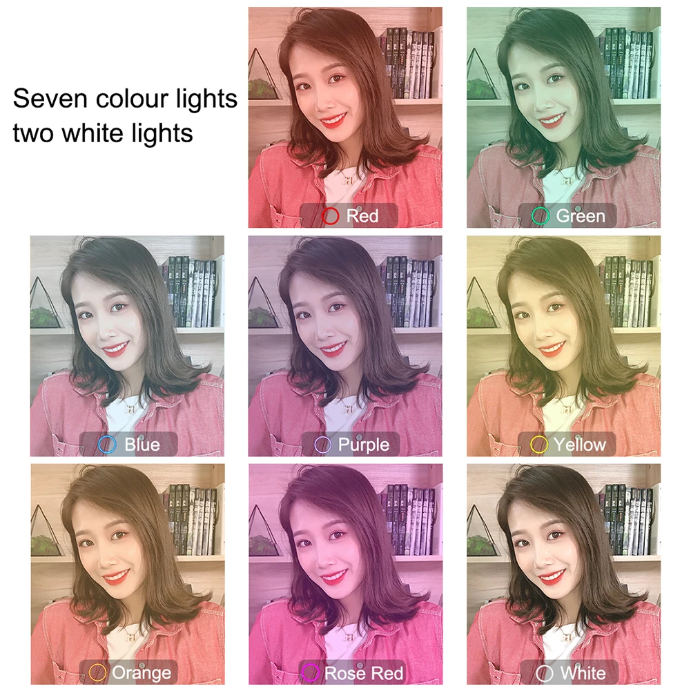 Led вспышка для камеры 4 7 дюйма 8 цветов RGBW|Фотографическое освещение| |