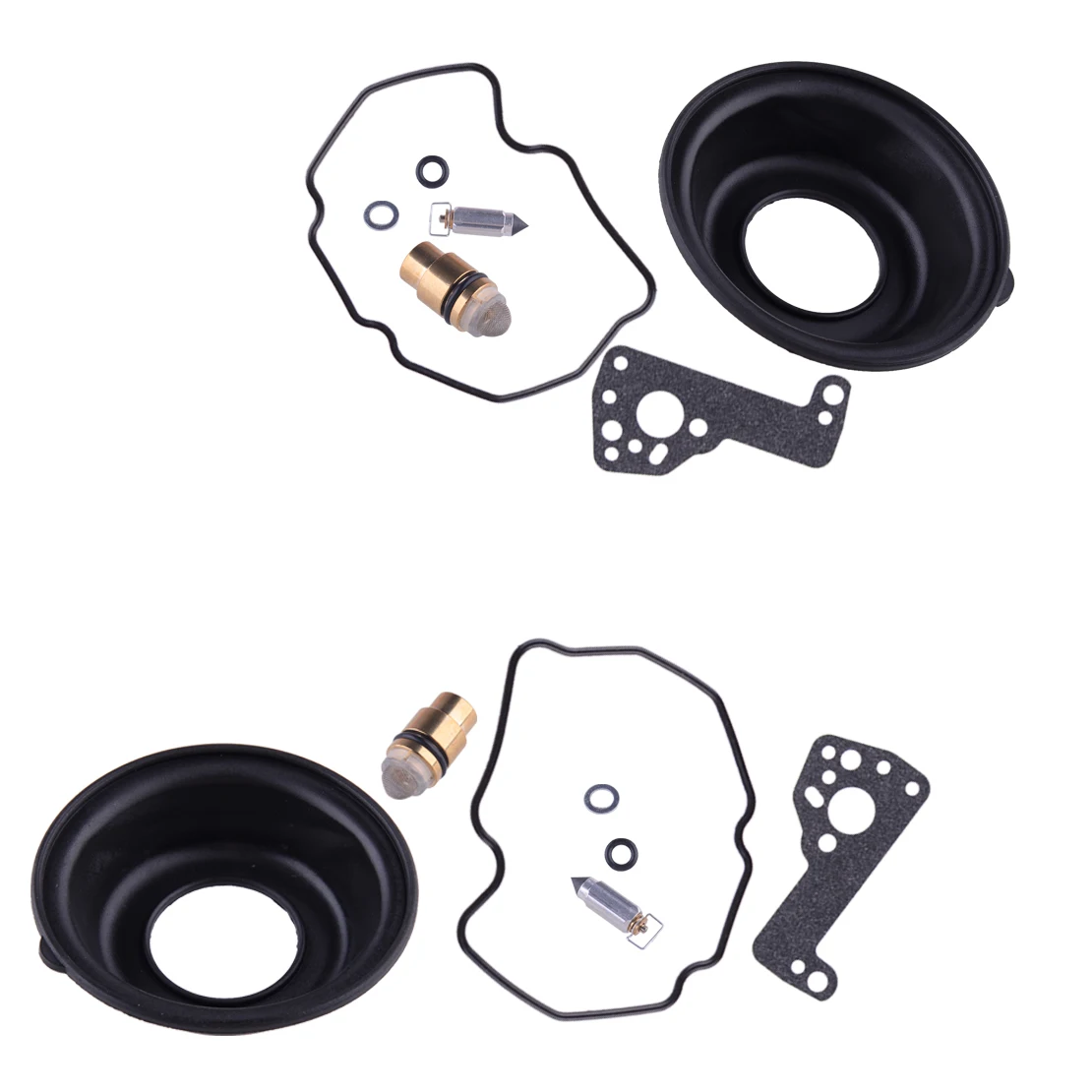 

2 комплекта карбюратор Ремкомплект мембранный подходит для Yamaha Virago XV535 1990-1995 1996 1997 1998 1999 2000 2001 2002