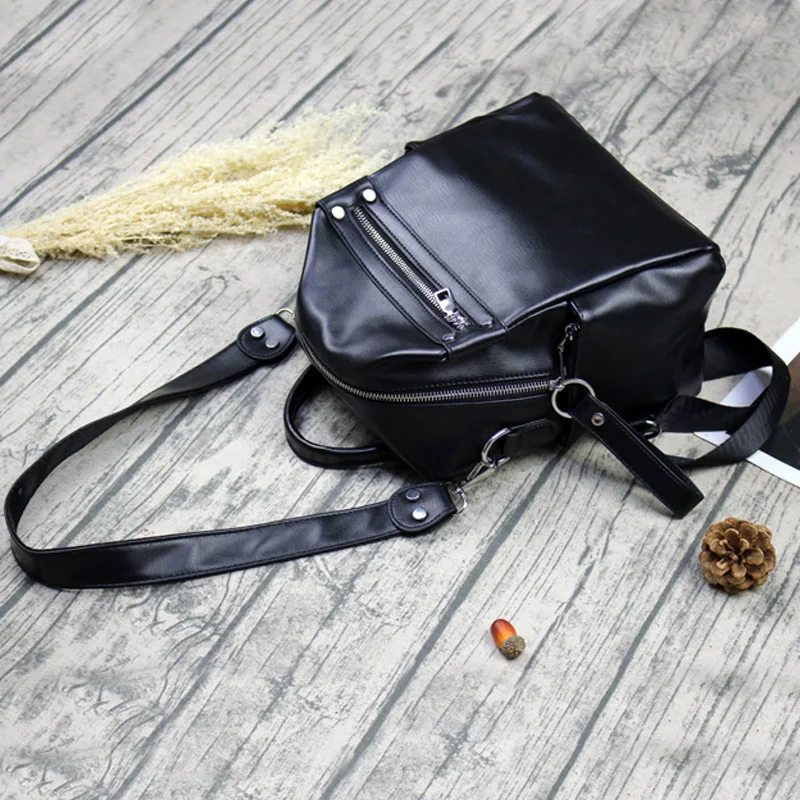 Рюкзак из мягкой кожи для женщин многофункциональная сумка на плечо школьные