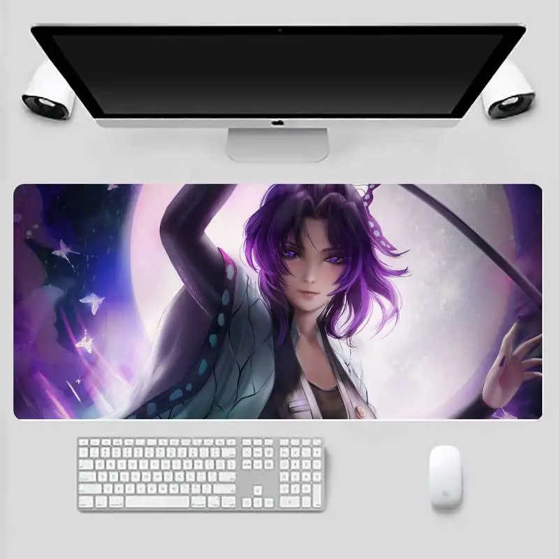 

Demon Slayer nezuko Laptop Gaming Mice Mousepad X XL XXL Non-slip Cushion Thickness 2mm LockEdge equal LE