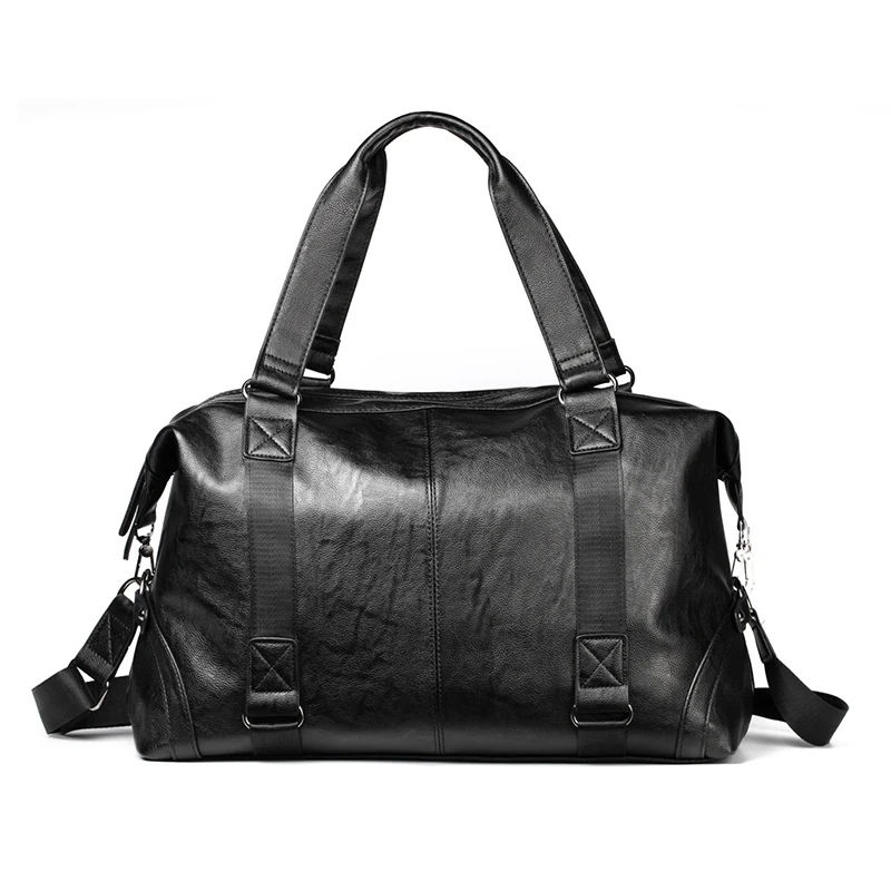 

New Fashion Men PU Leather Commercial Handbag Shoulder Bag Male Business Briefcase Messager Bag High Capacity Travel Bag Sale