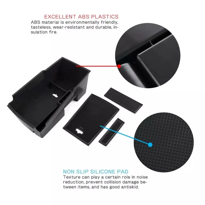 Ящик для хранения в подлокотнике автомобиля Для Киа Стингер 2018 2019 2020 центральный