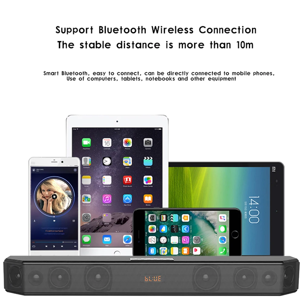 L9 home theater karaoke TV Sound bar 5.1 analog 3D stereo surround sound wireless phone Bluetooth speaker subwoofer | Электроника
