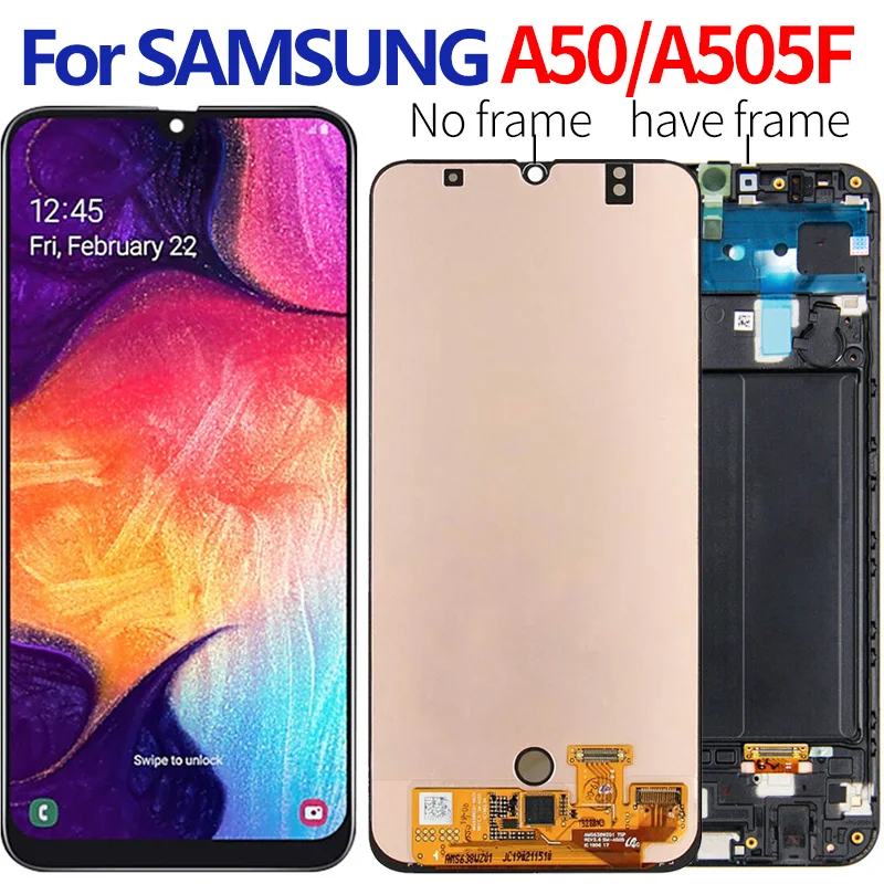 

original/oled For Samsung galaxy A50 lcd A505F/DS A505F A505FD A505A A505 LCD Display Touch Screen Digitizer Glass Assembly
