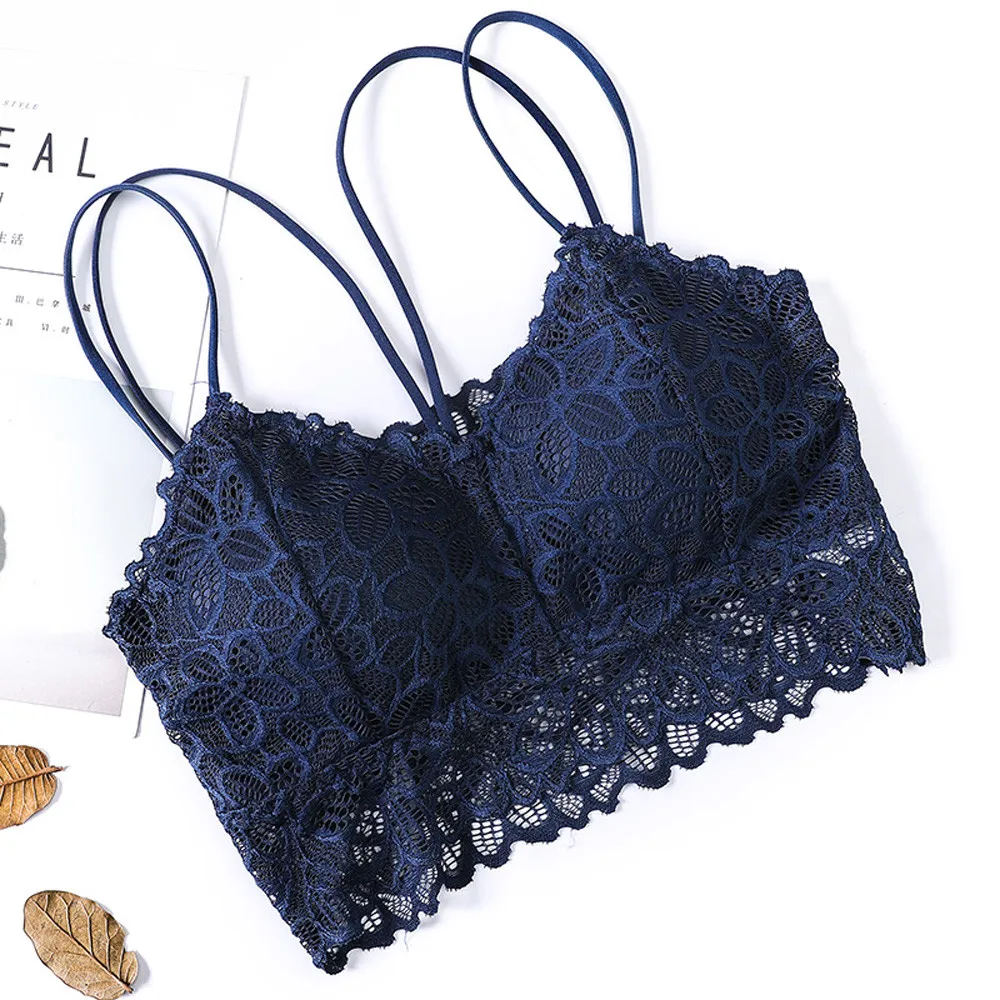 Кружевной беспроводной мягкий дышащий бюстгальтер tenue сексуальный femme brallette