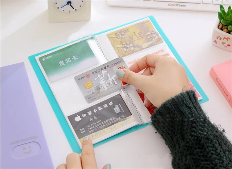 120 карманы одноцветные DIY наклейки для фотоальбомов рамка украшения Скрапбукинг Фотоальбом фото карта ID держатель