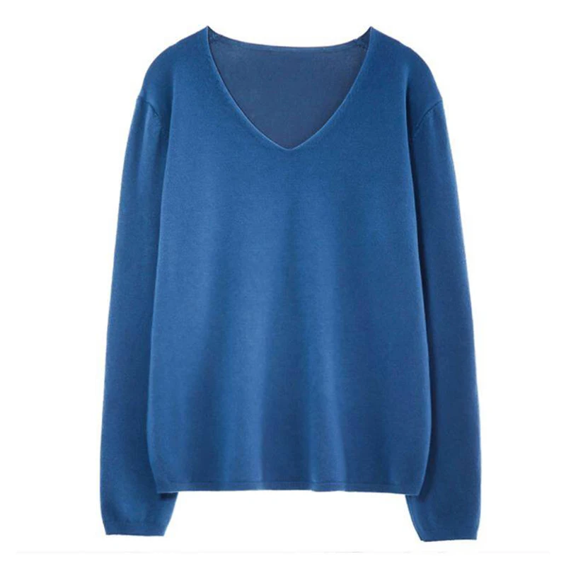 shintimes Thin Fall Women Sweater 2022 Sexy V-Neck Knitted Long Sleeve Korean Style Autumn Womens Pullover Sweaters Pull Femme | Женская