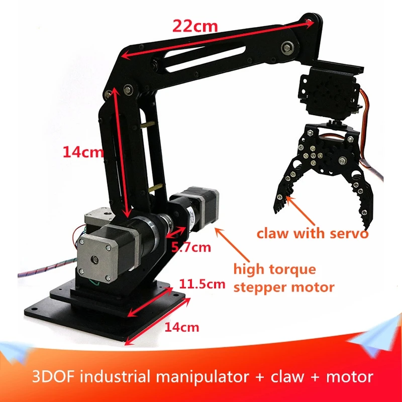 3DOF манипулятор коготь отправить исходный код и Инструкция по