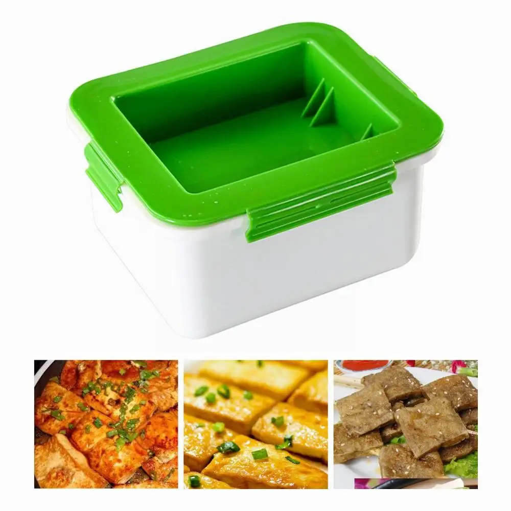 

New Tofu Press Tofu Drainer 3-Layer Tofu Press Built-in Drainage Water Removing Tool Dishwasher Safe Home Kitchen Kitchen Tool