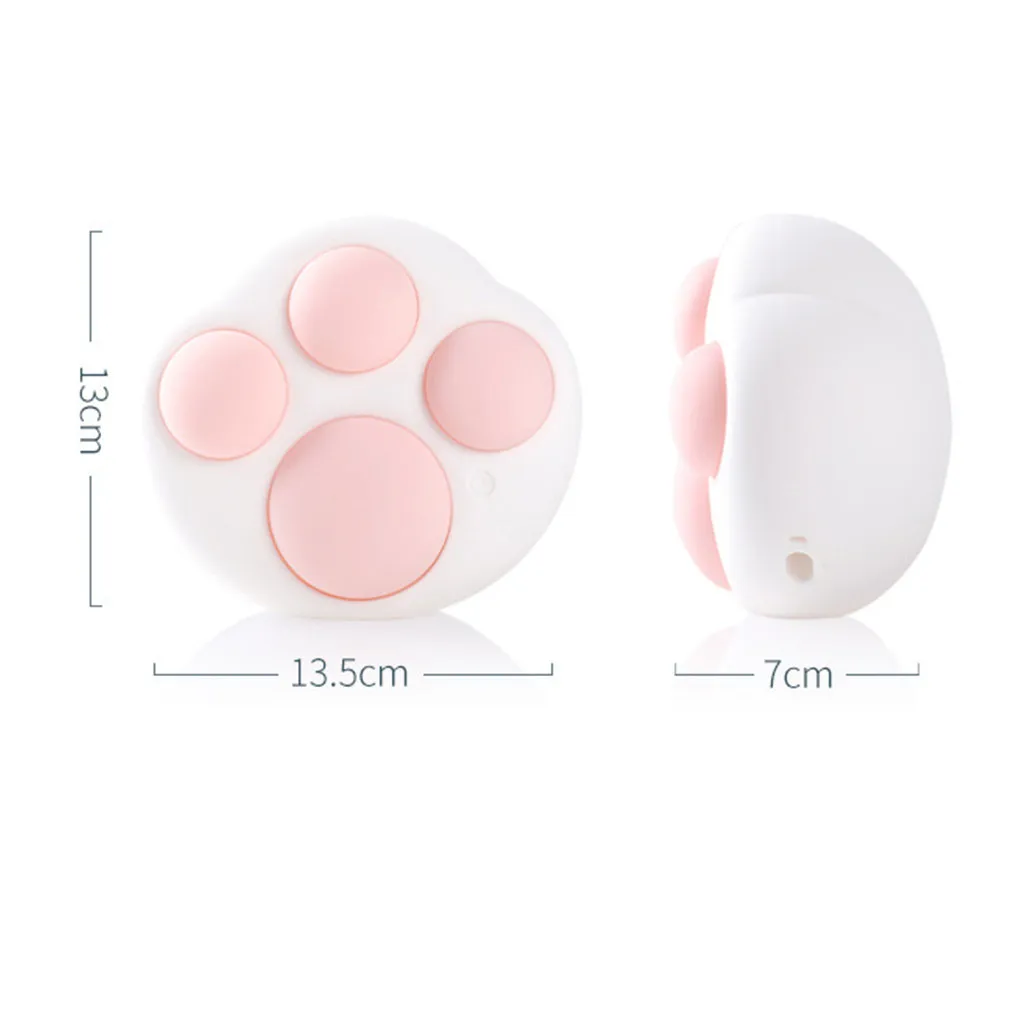 Светодиодный ночсветильник в виде кошачьей лапы силиконовая лампа на ощупь