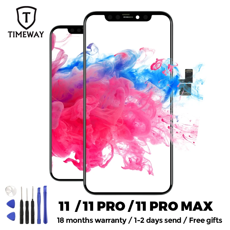 Высококачественный ЖК дисплей с 3D сенсорным дигитайзером в сборе для iPhone X 11 11Pro Max