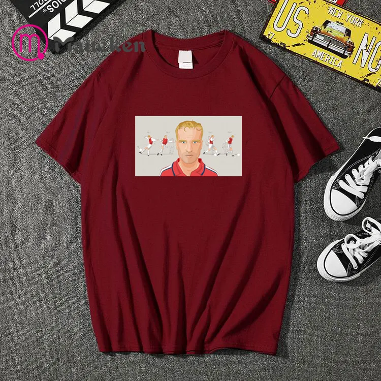 

Dennis Bergkamp's perfect moment Summer Casual T Shirt short sleeve O-Neck Tee Tops t-shirt for fans gift
