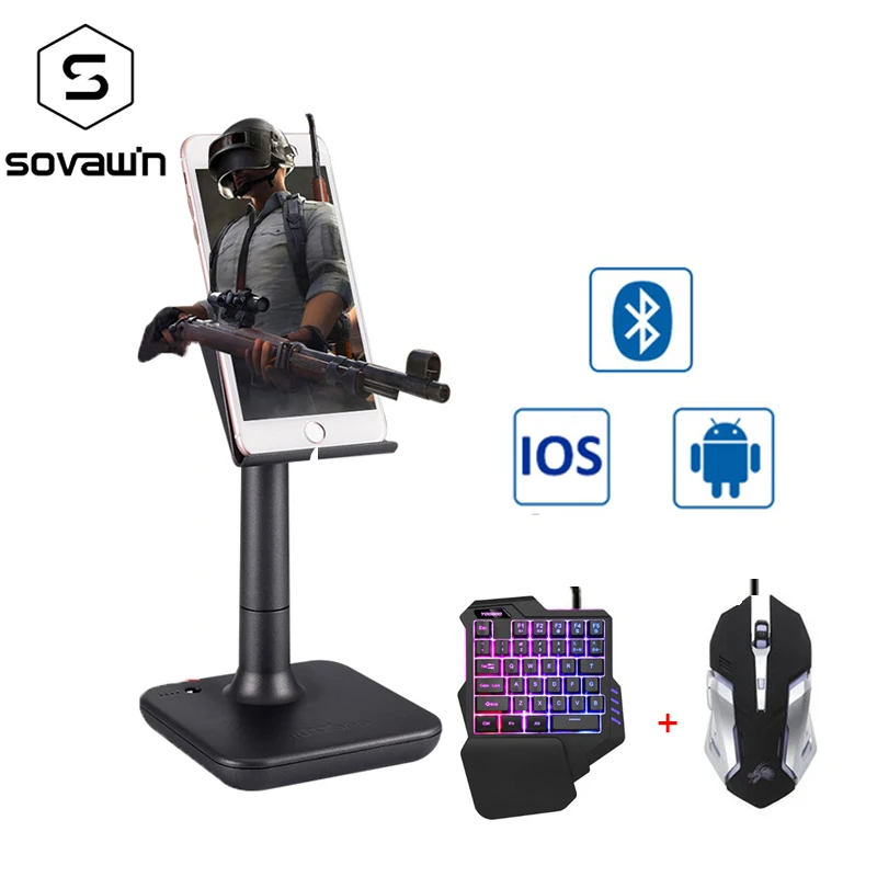 G3 PUBG геймпад контроллер для IOS Android клавиатура конвертер мыши подставка Bluetooth