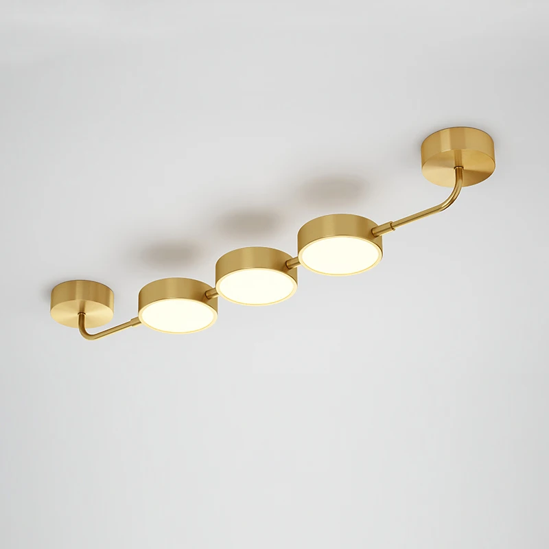 

New Modern Led Chandelier Home Lighting Gold Round ceiling light Dimmable Chandelier Lighting For Bedroom Dining Room Lamp