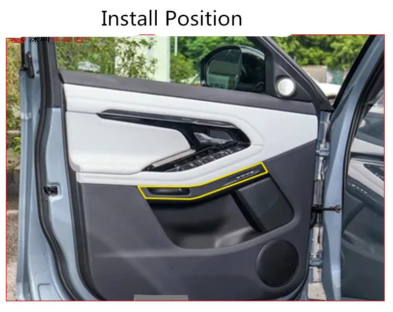 Автомобильные аксессуары 4 шт. автомобильные ABS-панели из углеродного волокна для