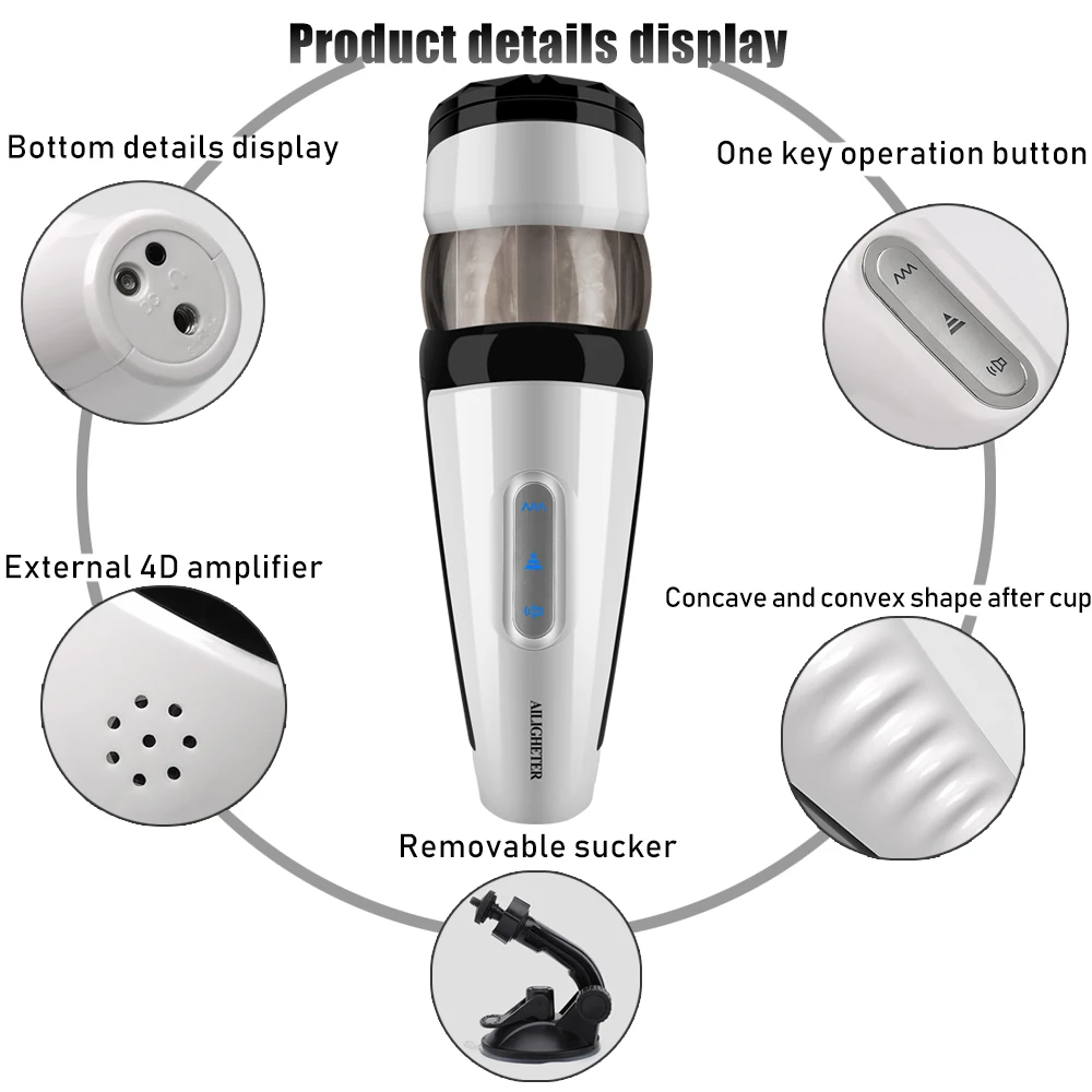 Мужской мастурбатор для мужчин автоматическая телескопическая ротация