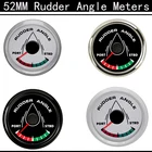 Измеритель угла поворота лодки, универсальный, 52 мм, 0-190 Ом, 8 цветов, подсветка, водонепроницаемый, 9-32 в
