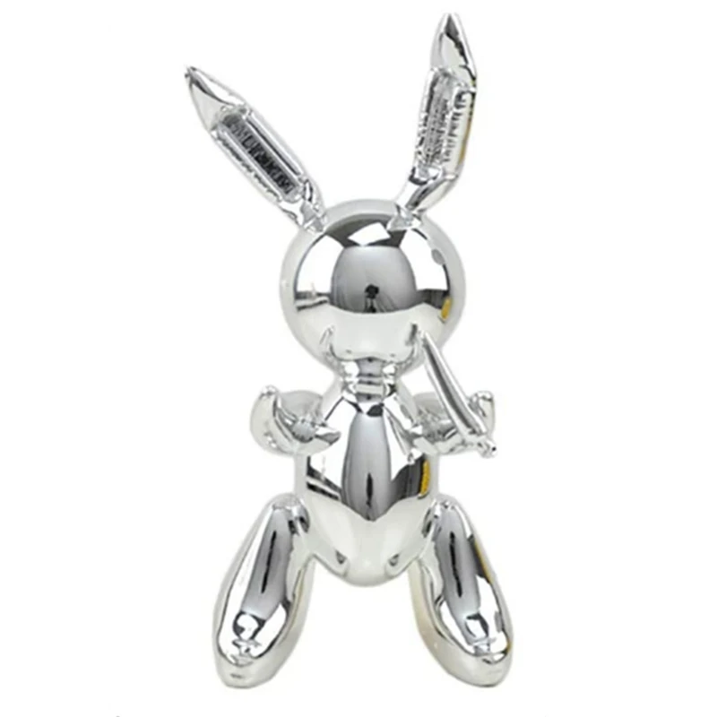 

Воздушный шар кролик симпатичные животные скульптура из смолы свадебный Декор в скандинавском стиле современные аксессуары для украшения ...