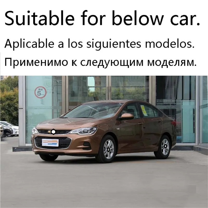 Chromium Automobile Automovil Window Grille Door Exterior Decoration Protecter Bright Sequins 16 17 18 19 FOR Chevrolet Cavalier |