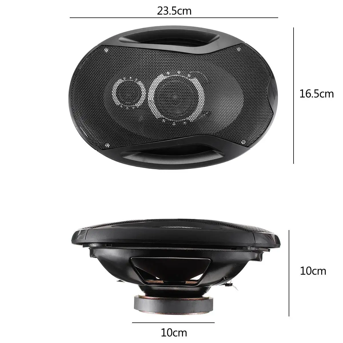 Универсальная автомобильная колонка 2 шт. 6x9 дюймов 1000 Вт 3-полосный динамик