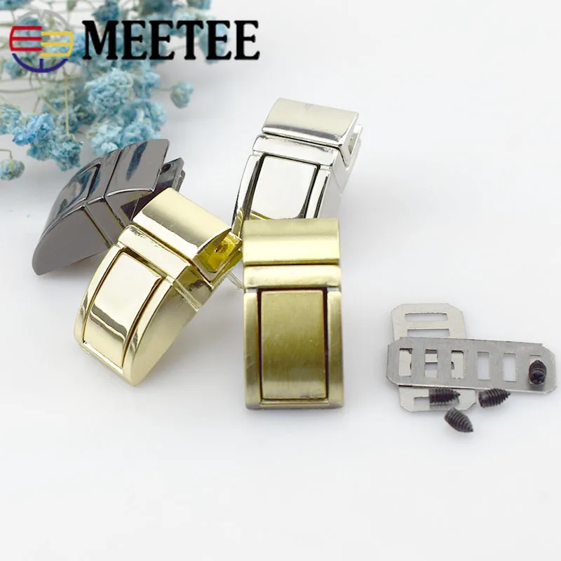 2/4 шт. модная женская сумка закручивающиеся замки защелкивающаяся застежка для