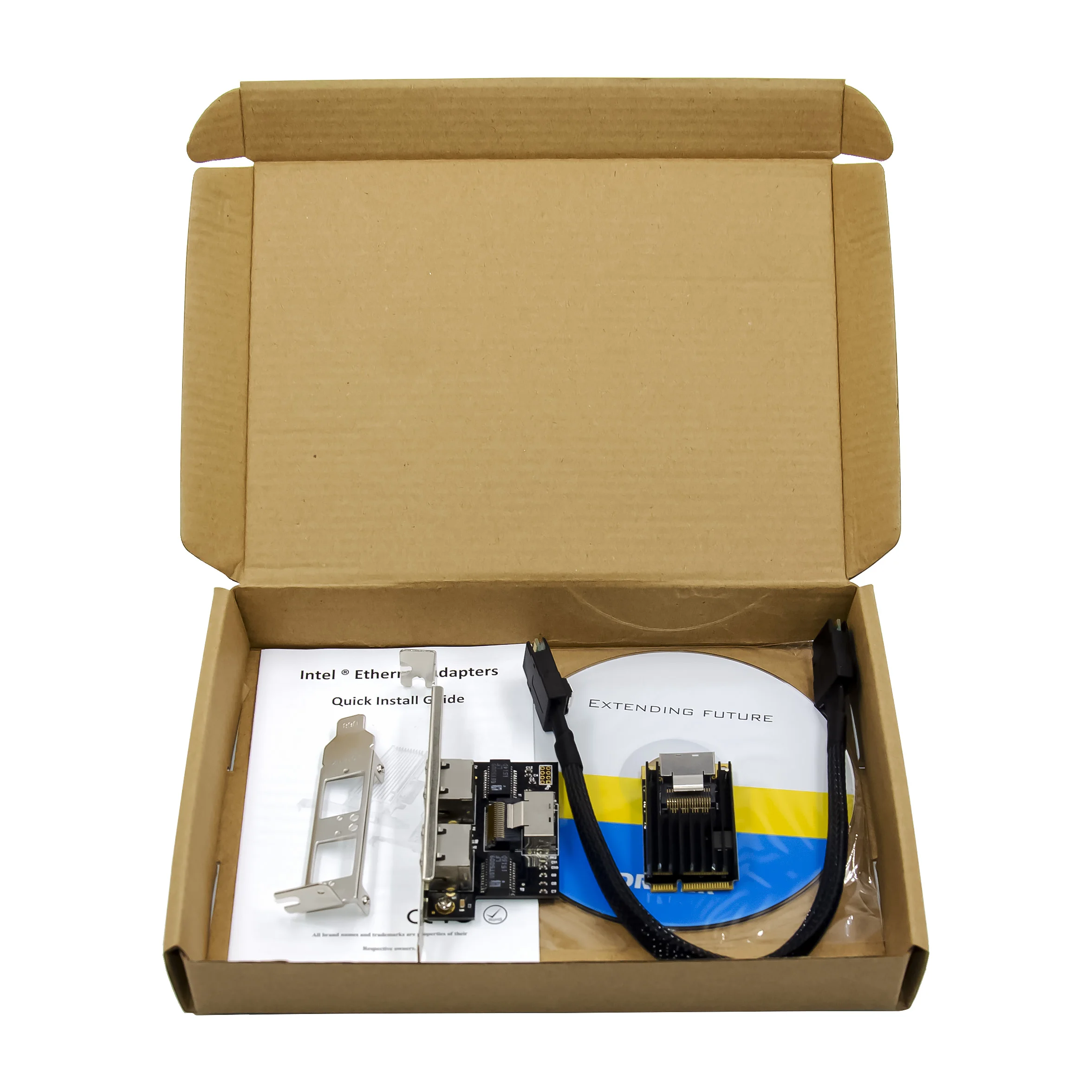 2 Port RJ45 MINI PCIE Dual Gigabit Ethernet Server LAN Network Card Chip INTEL350AM2 10/100/1000Mbps Mpcie 1000m Adapter