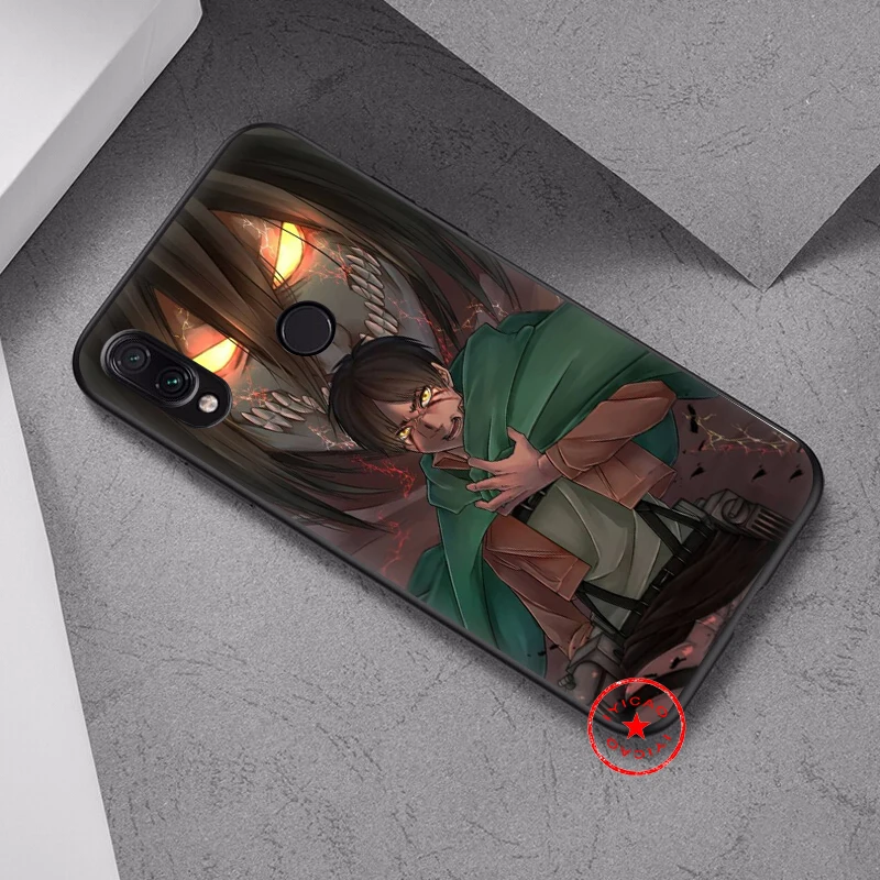 Классный мягкий чехол Attack on Titan для Xiaomi Redmi Note 8 7 6 5 Pro 5A 4X Prime силиконовый |