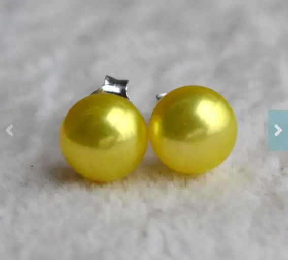 Новое поступление любимые жемчужные ювелирные изделия 7 мм золотистый