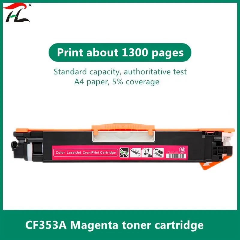 Совместимый цветной картридж CF350A CF351A CF352A CF353A 130A для принтера hp Color LaserJet Pro MFP M176n M176