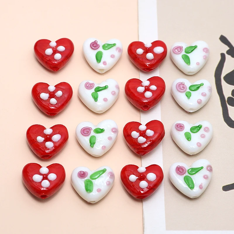 

Свежие женские керамические серёжки с перфорацией красного и белого цветов, ювелирные изделия, ожерелье, браслет, бисерный материал