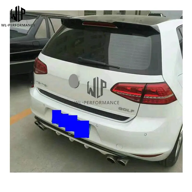 Golf7 MK7 задний спойлер из углеродного волокна для Volkswagen Golf 7 2014 Up стайлинга