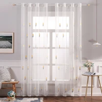 diamond embroidery tulle curtains for kitchen living room solid sheer curtains tulle on windows drapes window screen one piece