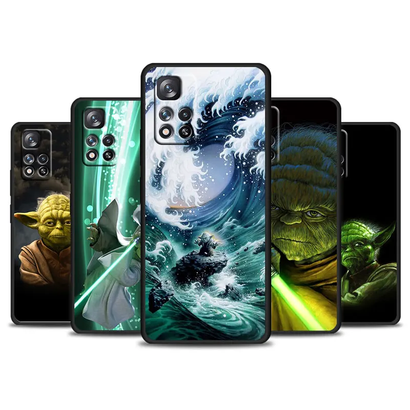 Чехол Yoda Concept для Xiaomi Redmi Note 11, 10, 10S, 9, 9T, 9S Pro Max, 8T, 8, 7, 6, 5, 4X, силиконовый мягкий черный чехол для телефона