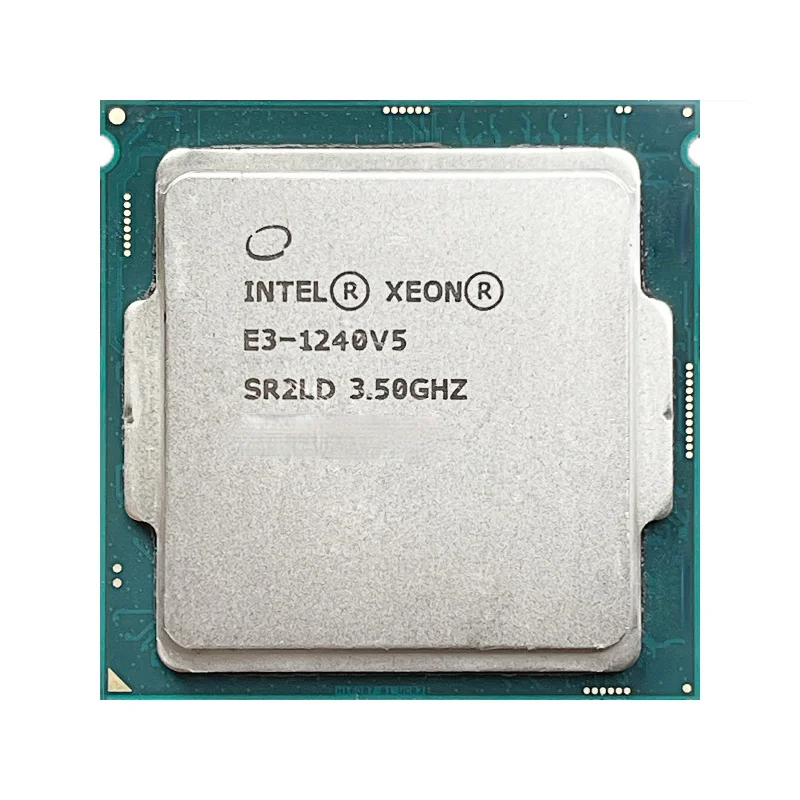 Intel Ксеон E3 1240 v5 1240v5 3 5 ГГц Quad Core восьмипоточные Процессор процессор 80 Вт LGA