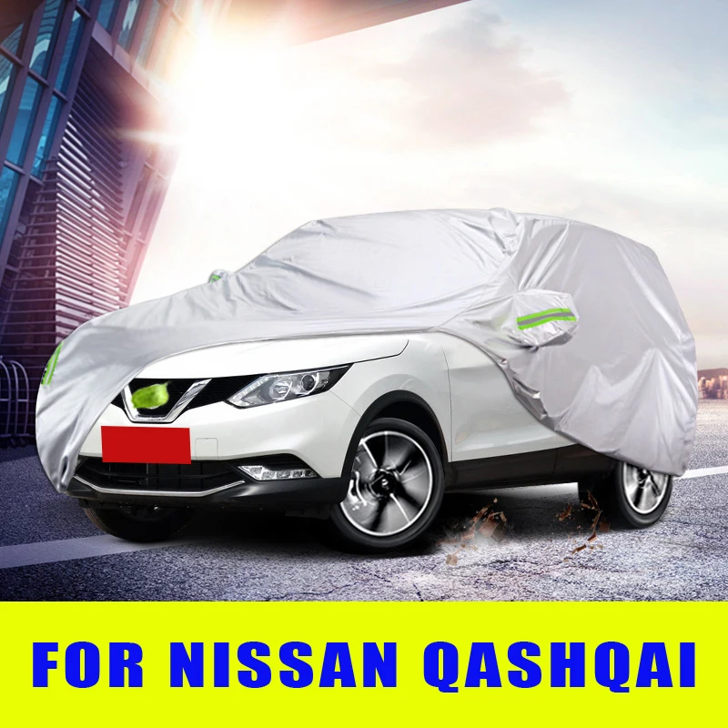 Waterproof Full Car Covers Outdoor Sunshade Dustproof Snow For Nissan Qashqai 2007-2019 Accessories