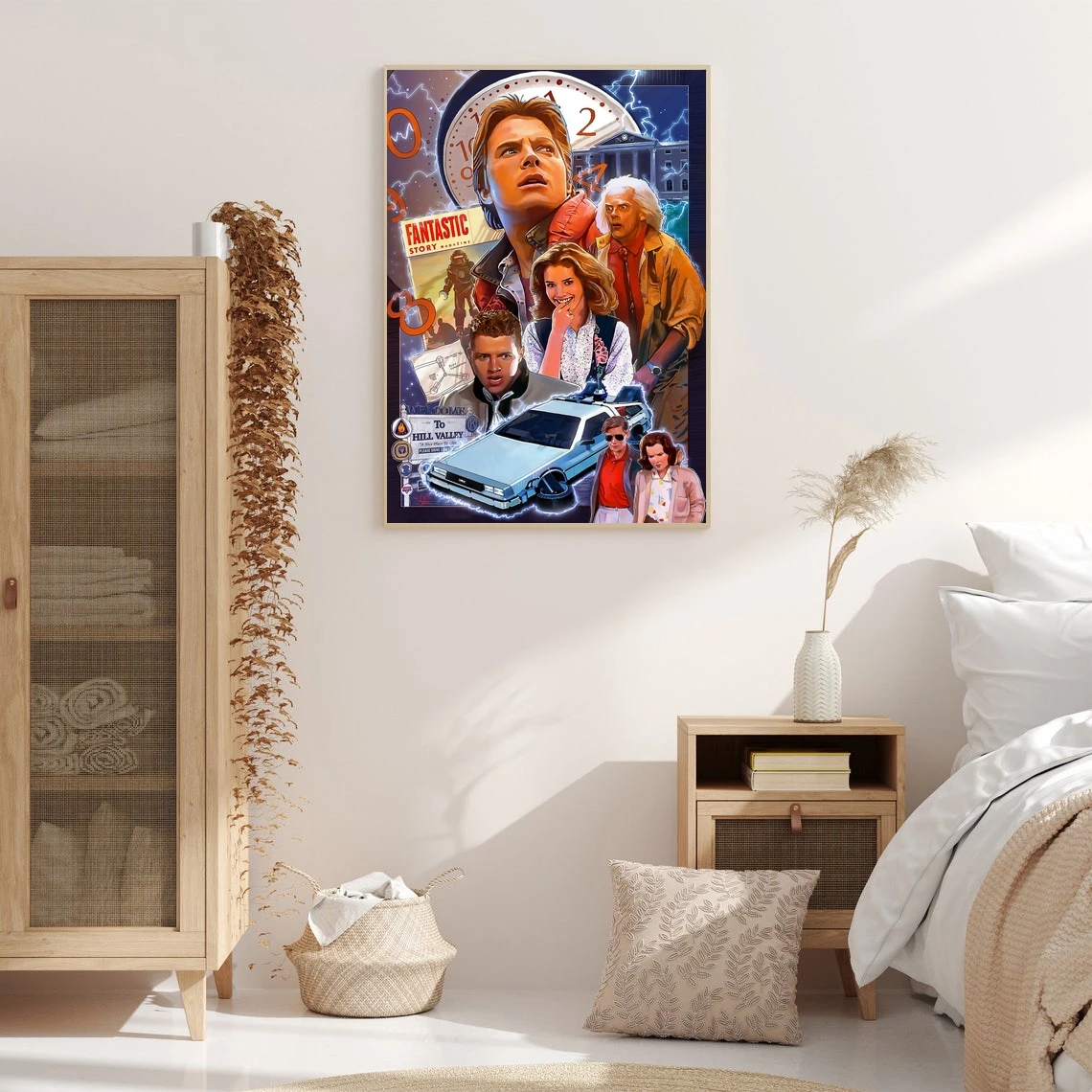 Постер фильма Назад в фуру настенная живопись на холсте украшение для спальни