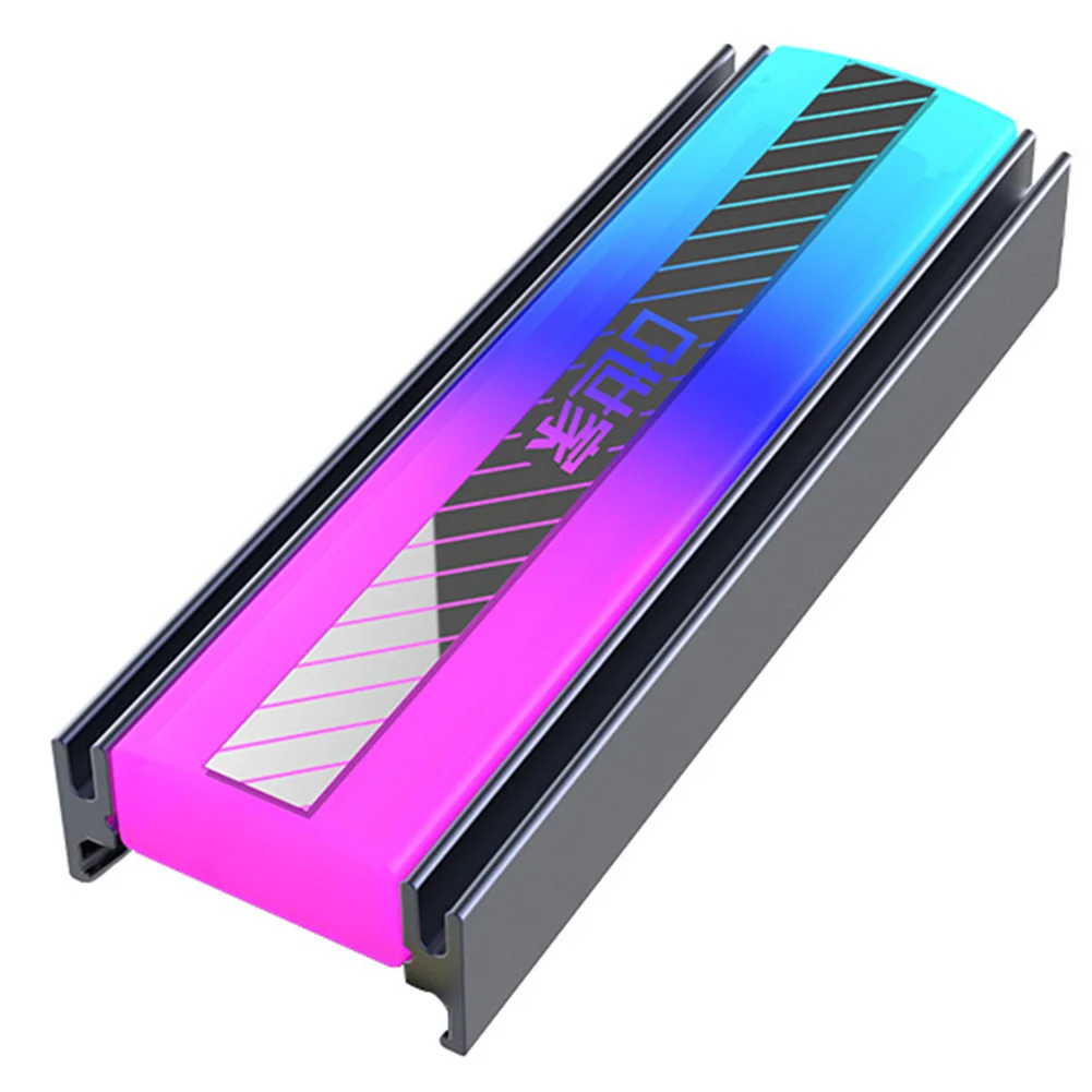 M.2 радиатор SSD пассивное нагревание 5 в 3Pin ARGB 2280 твердотельный жесткий диск