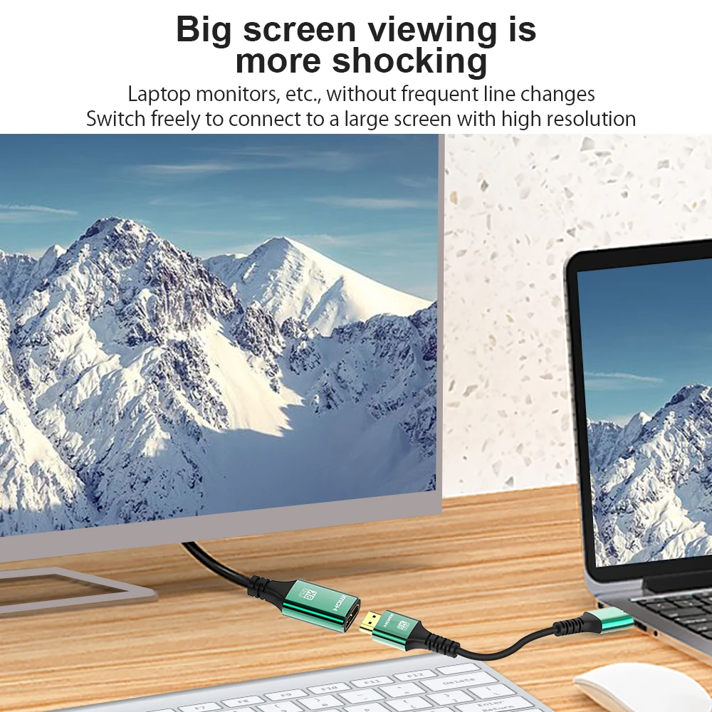 8K HDMI Extension Cable HDMI2.1 8K@60Hz 4K@120Hz Extender Male to Female for Nintendo Switch Xbox One S 360 PS5 PS4 HDTV Laptop |