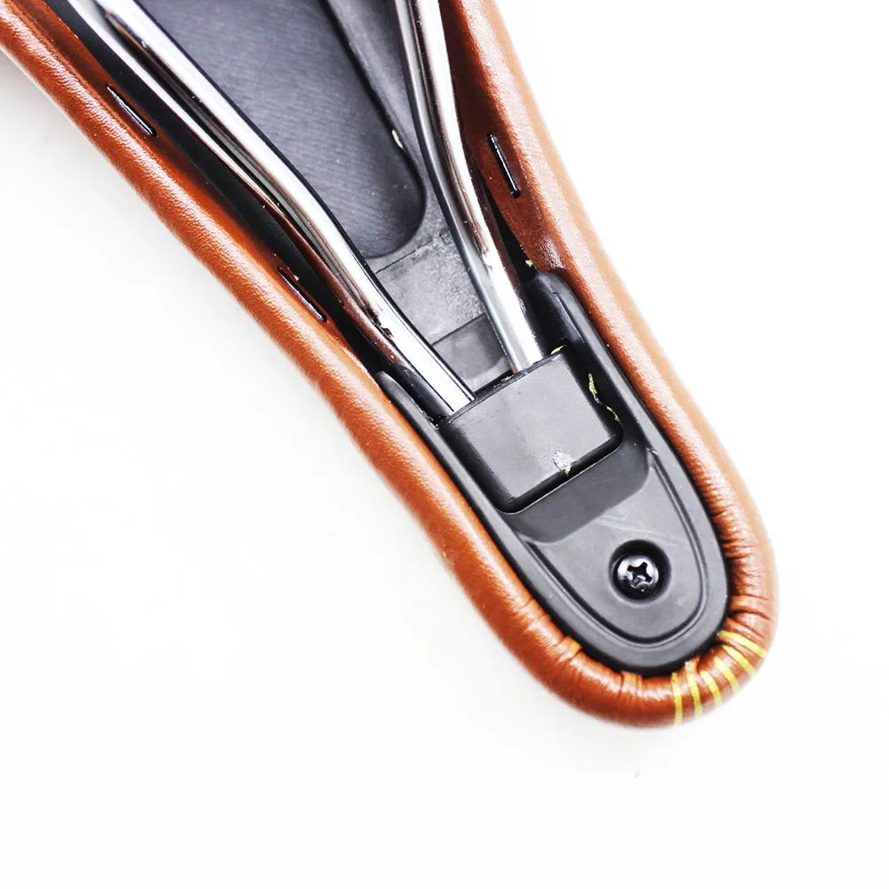 Дорожный велосипед MTB Ретро Винтаж кожа велосипедное седло сиденья Custion