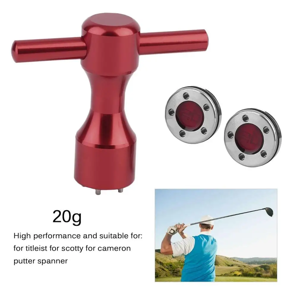 Красный гаечный ключ для гольфа из алюминиевого сплава 20 г/25 г/30 г/35 г/40 г | Спорт и