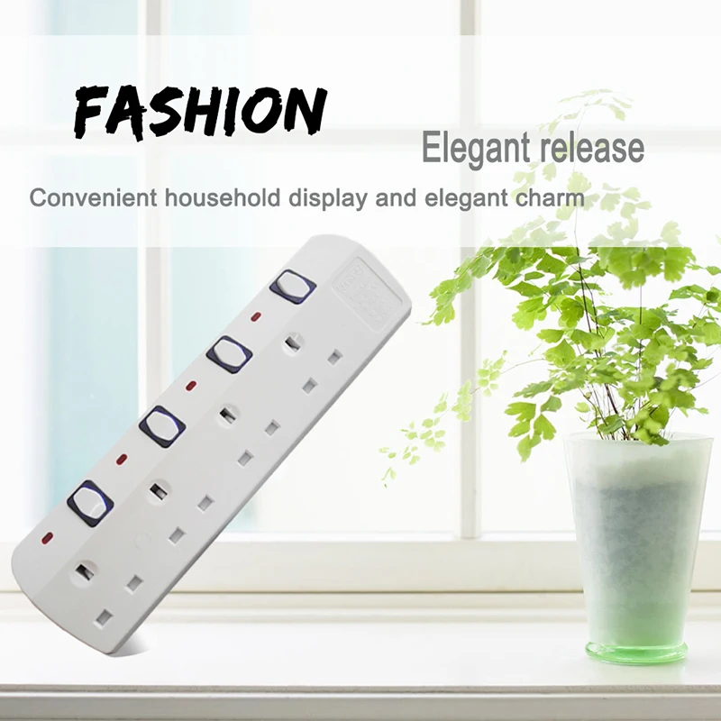 Силовая полоса защиты от перенапряжения штепсельная вилка Великобритании 4/5/6