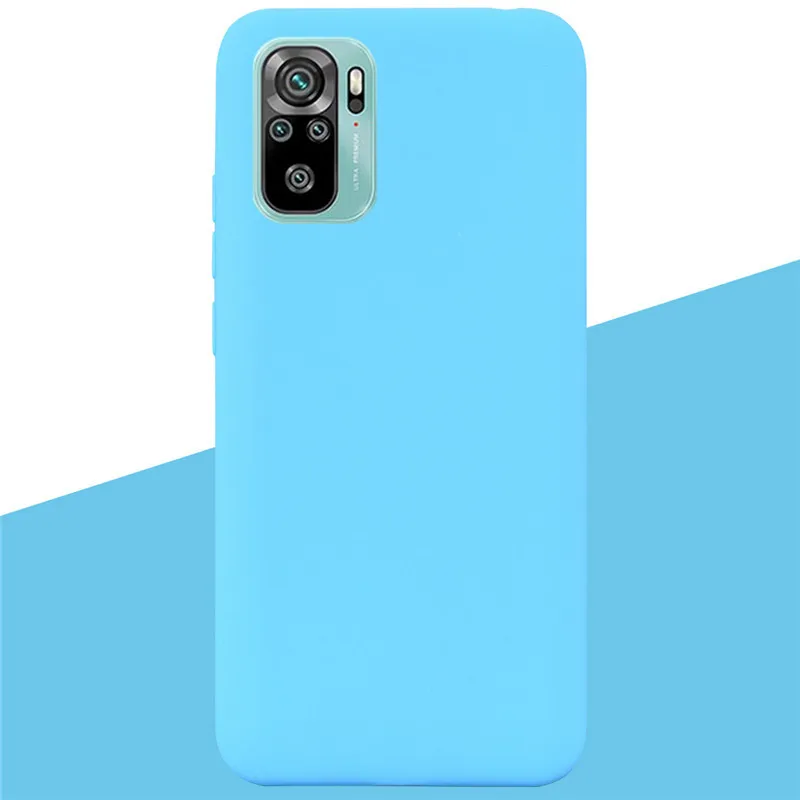 For Xiaomi Redmi Note 10 Pro Case Soft Silicone Redmi Note 10 Back Cover Phone Case for Redmi Note 10 Pro Case Coque Funda Shell